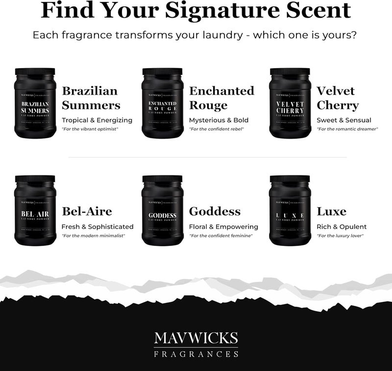 Mavwicks - Luxury Laundry Detergent Powder (Goddess) 32 Oz – Concentrated for Tough Stains and Odors, For All Washing machine types – Gentle on Fabrics - Image 4